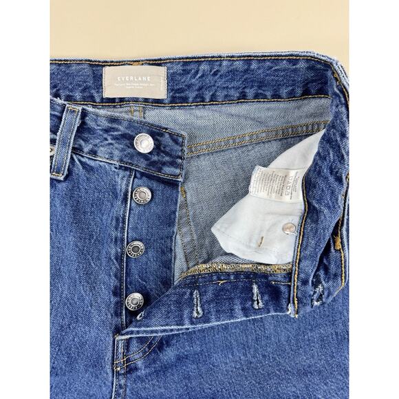 Everlane The Curvy 90s Cheeky Straight Jean Women's 28 Organic Cotton High Rise - Picture 7 of 13